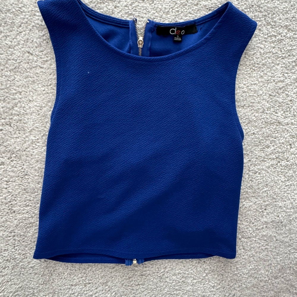 Cleo Royal Blue Tank Top